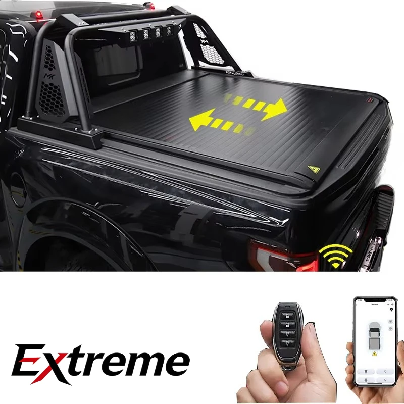 High Quality Hard Top Aluminium Alloy Electric Retractable Tonneau Cover Roller Shutter Truck Pick up Bed Covers for ford Ranger