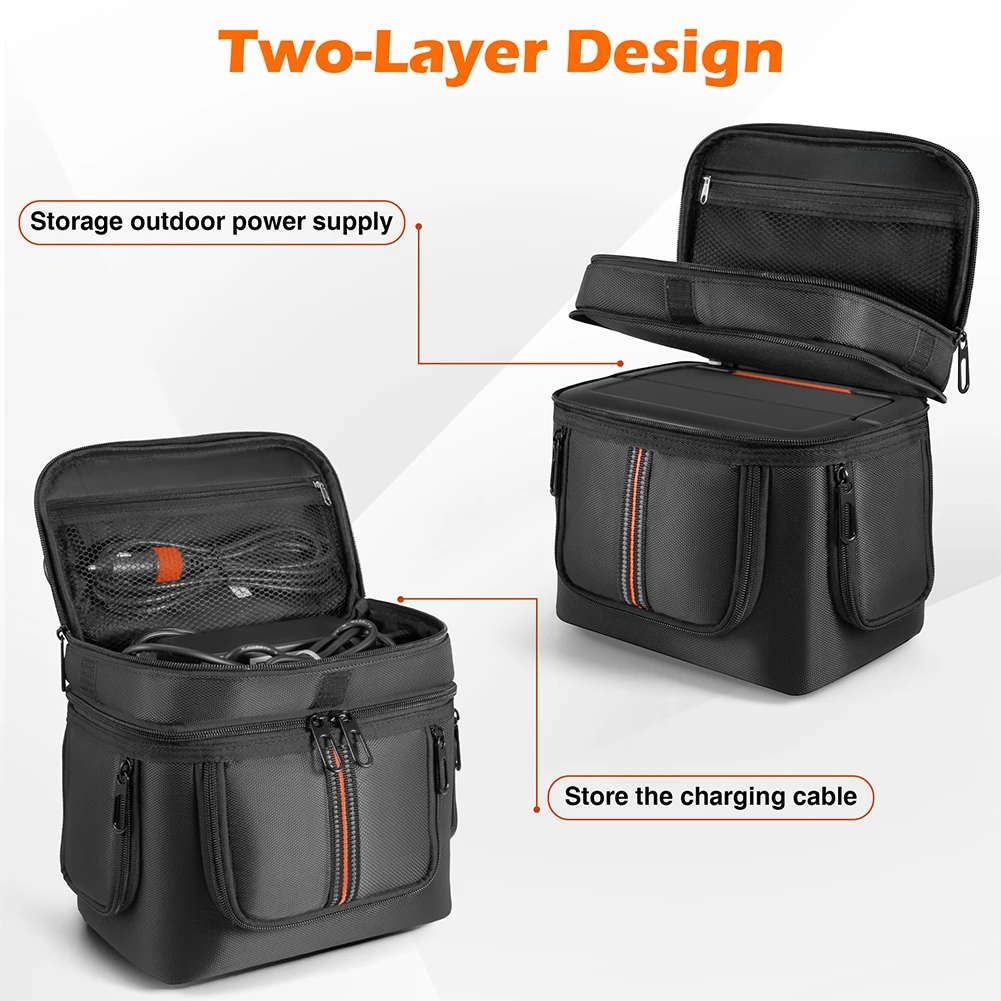 Carrying Case for Jackery Explorer 240 V2 Portable Power Station Bag Waterproof Travel Carrying Bag Anti-drop Travel Storage Bag