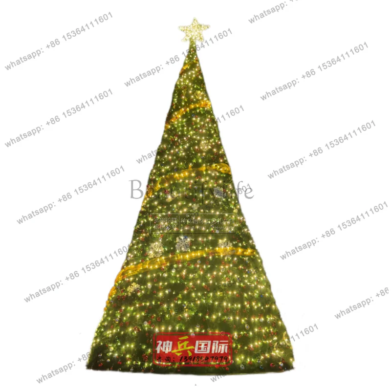 Outdoor large Christmas tree 4/5/6/7/8/9 meters Christmas shopping mall hotel interior luxury decoration 10-12 meters