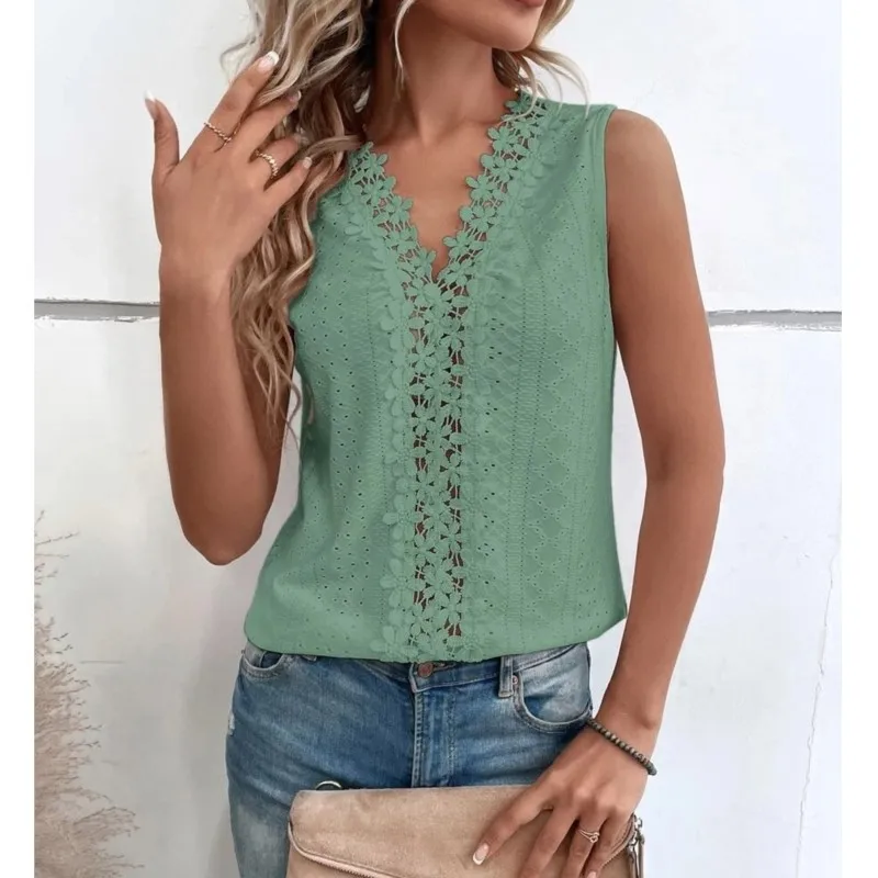 Solid Casual Loose Blouses For Women Fashion 2024 Summer Vintage Women\'s Oversized Shirts And Blouses Elegant Youth Female Tops