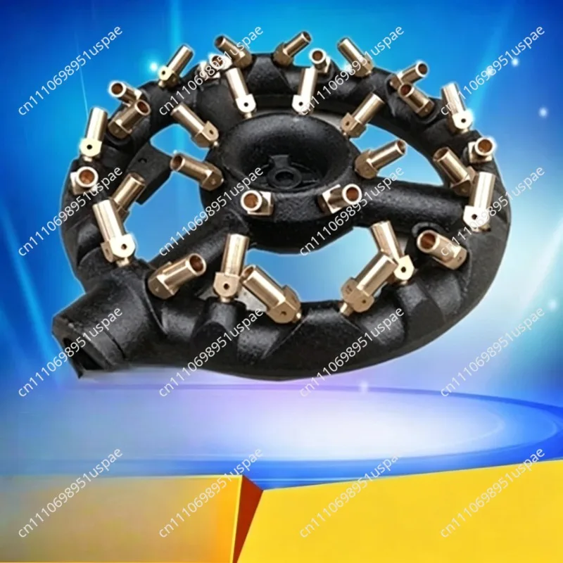 For Natural Gas Nozzle Burner Commercial Food Fast Cooking  10/20/32/44/88 Brass Tips Cast Iron Jet Burner Propane