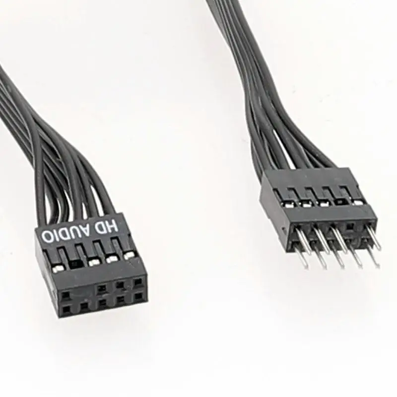 1Pcs 9-Pin Male To Female DIY Accessories 20cm/30cm Computer Motherboard Front Usb 9pin 2.0 Extension Cable