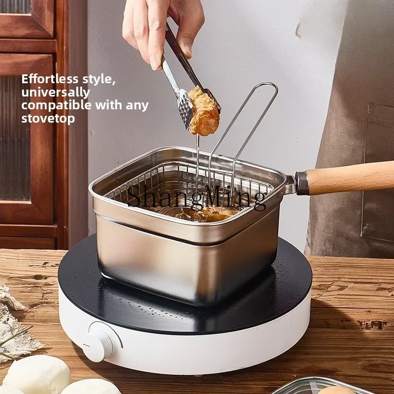 

CLL stainless steel multi-function fryer crisper portable outdoor pot