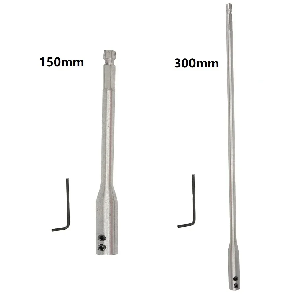 Imagem -04 - Barra de Extensão de Broca Tamanhos 150 mm 300 mm Kit de Chave Extensora de Haste Hexagonal Acessórios de Ferramenta Elétrica 150 mm 300 mm