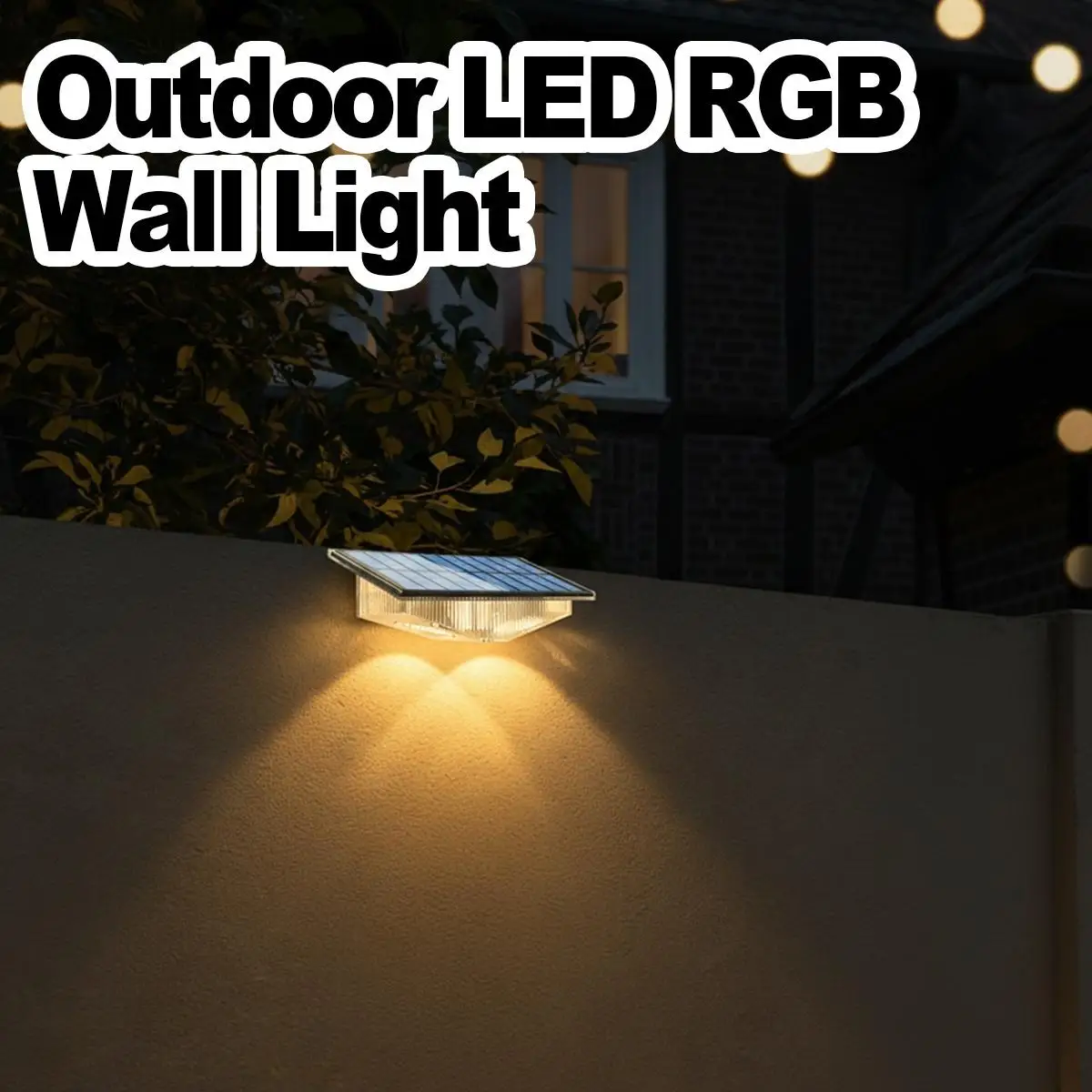 4Pcs Solar Fence Lights LED Waterproof Outdoor Wall Lamp Auto On Off Garden Yard Deck Decorative Exterior Fixture Home Art Led