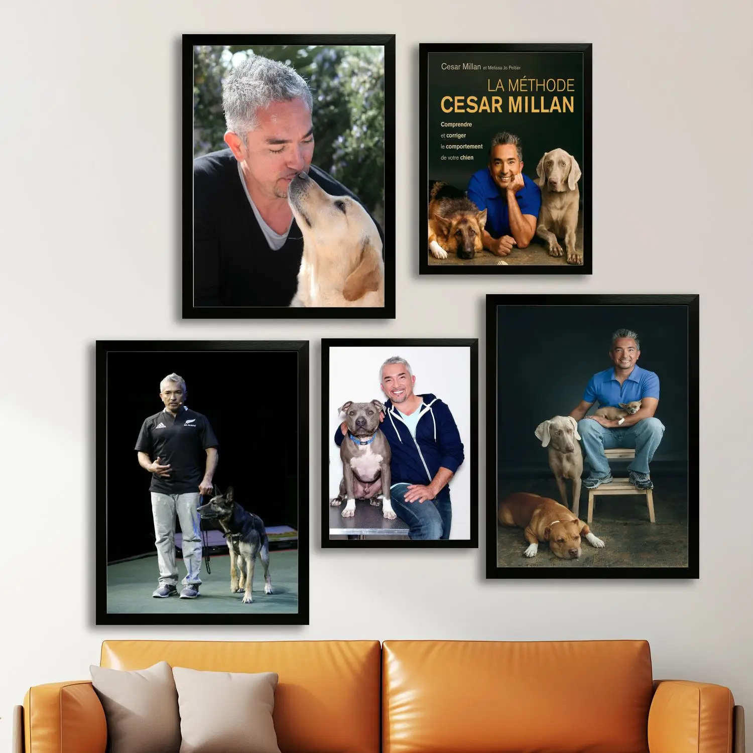 cesar millan Canvas Art Poster, Wall Art, Picture Print, Modern Family, Bedroom Decor, Posters,Decorative painting