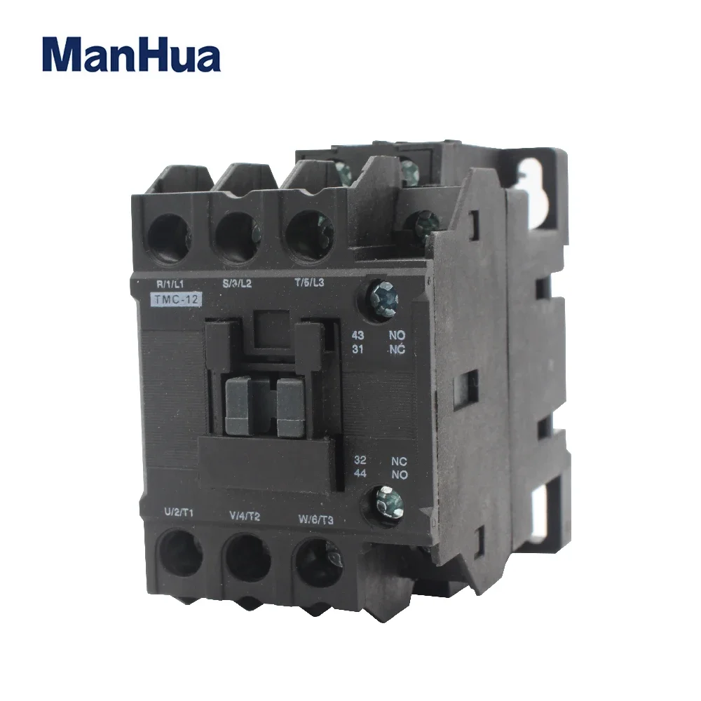 ManHua New Design Flame Retardant Casing TMC-12 Three-phase AC 12A Motor Protective Electromagnetic Contactor