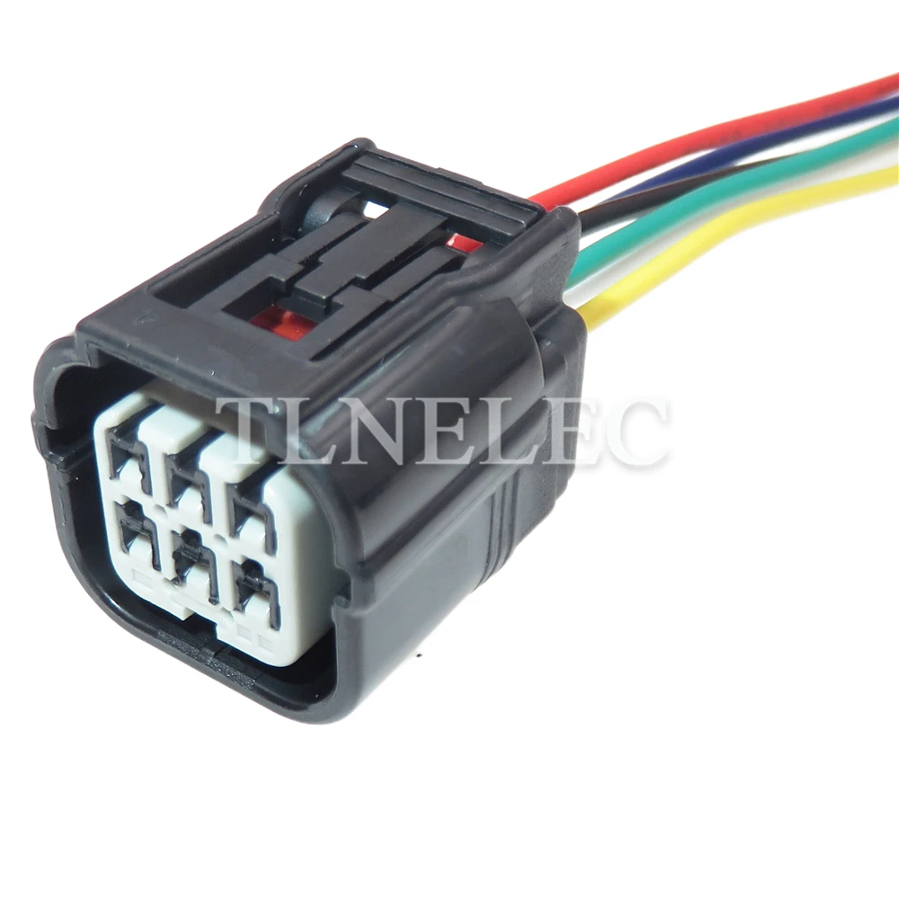 Toma sellada con Sensor de oxígeno para coche, conectores de cables macho y hembra de 6 pines para Honda 6188-4908 6189-7040