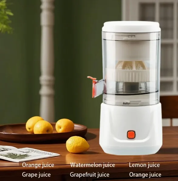 

Portable USB rechargeable citrus juicer, which can effectively separate meat residue, issuitable for making fresh orange juice.