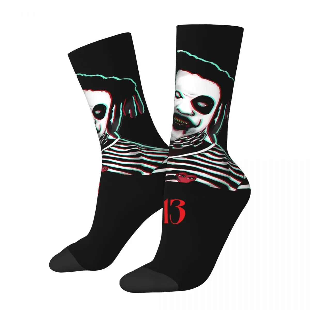 Happy Funny Men's compression Socks Neat Vintage Harajuku Denzel Curry Hip Hop Novelty Seamless Crew Crazy Sock Gift Printed