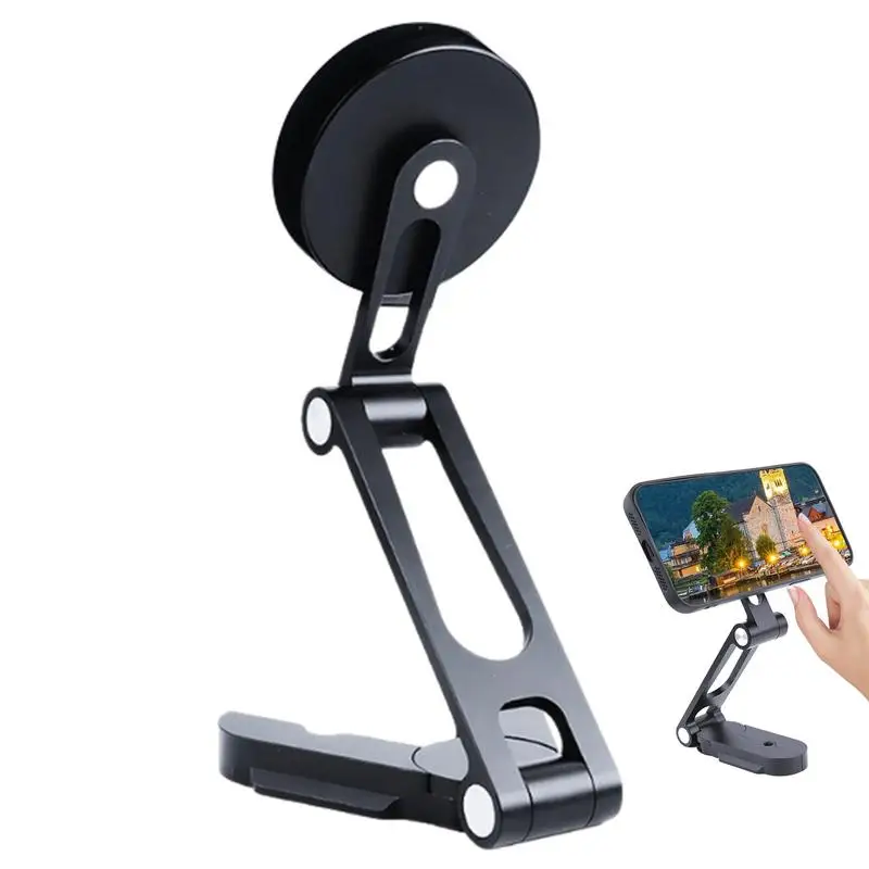 

Magnetic Cell Phone Holder Folding Mobile Phone Stand Car 360 Rotatable Phone Holder Cell Phone Cradle Mount For Phones