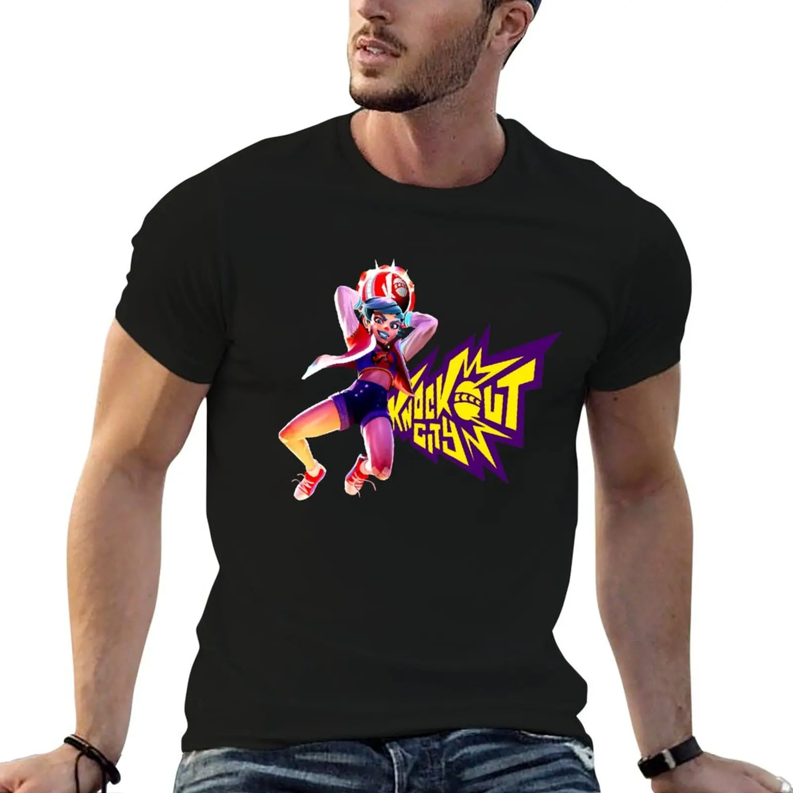 Knockout City Essential T-Shirt Big and Tall Gym T-Shirt