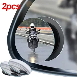 Car Blind Spot Mirror 360 Degree Adjustable Wide Angle Auxiliary Rearview Convex Mirror Universal Auto Car Auxiliary Mirror