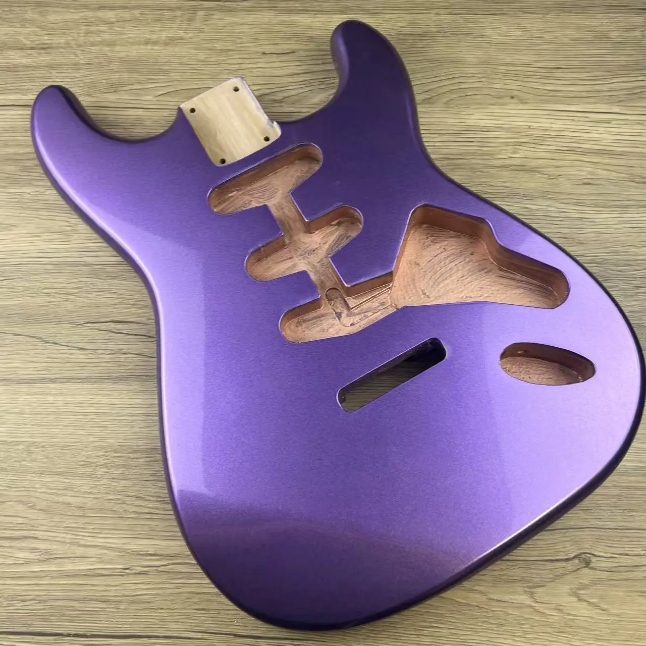Nordamerikanischer Erlenholz-Massivkorpus für E-Gitarre, kompatibel mit ST TL Stil, DIY-Ersatzteil – Detail 1