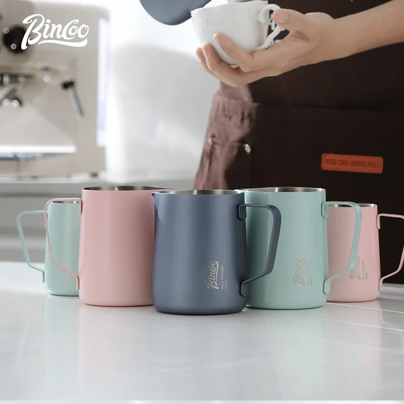 

350/600ML Coffee Milk Frothing Pitcher Jug 304 Stainless Steel Precise Scale High Quality Latte Barista Professional CafeUtensil