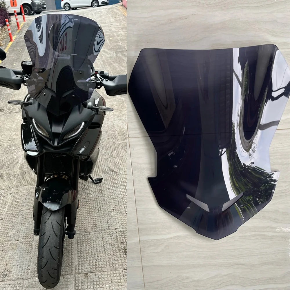 

for Tracer 900 Windscreen Motorcycle Accessories Touring Windshield Deflector For TRACER 9 GT 2021-2024 9GT Screen Double Bubble