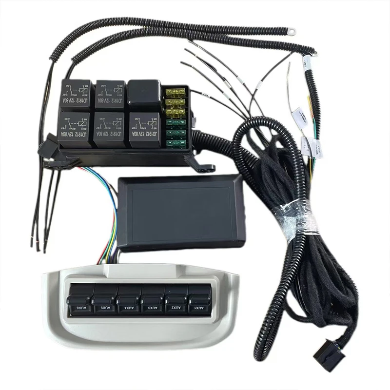 Car Six-way Wired Aircraft Switch for Tank 300 400 Car Roof Spotlight Switch Button Assembly Control Switch Auto Upgrade Parts