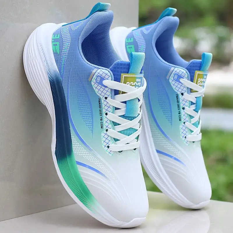 

MPPMCK Men's Running Shoes Soft Bottom Casual Travel Mesh Breathable Lightweight Spring Fashion Sports Shoes Waterproof