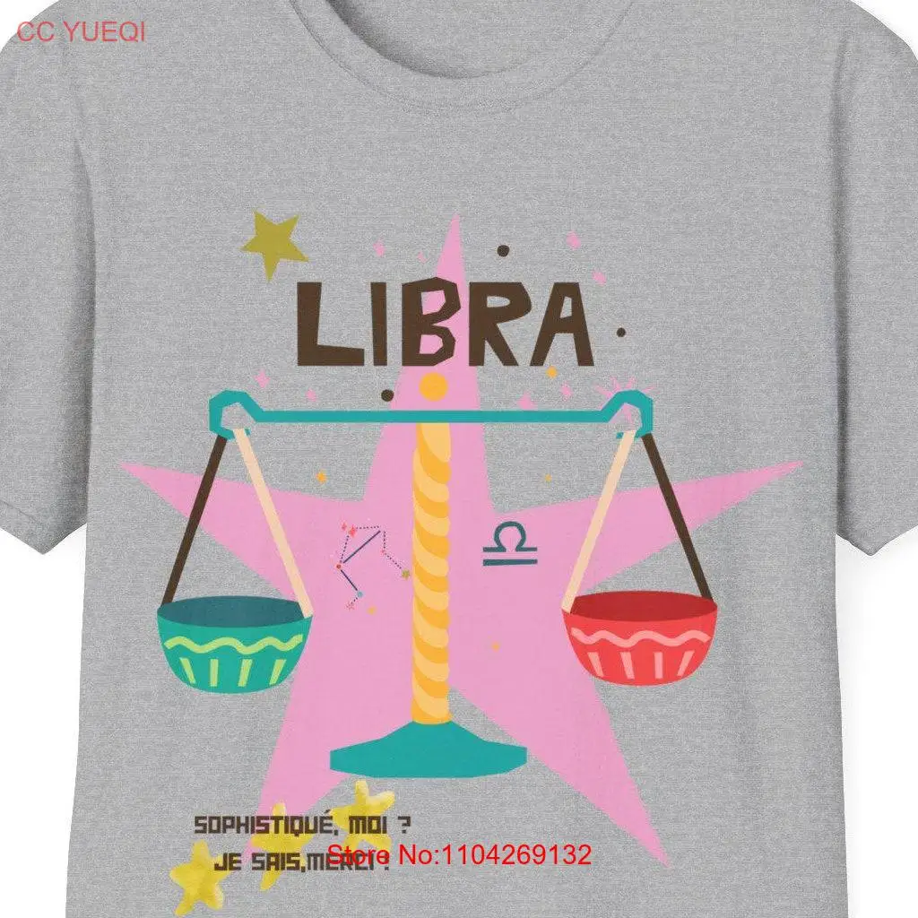 

Libra Zodiac Sign T Shirt The Perfect For Astrology Lovers September Birthday Colorful long or short sleeves