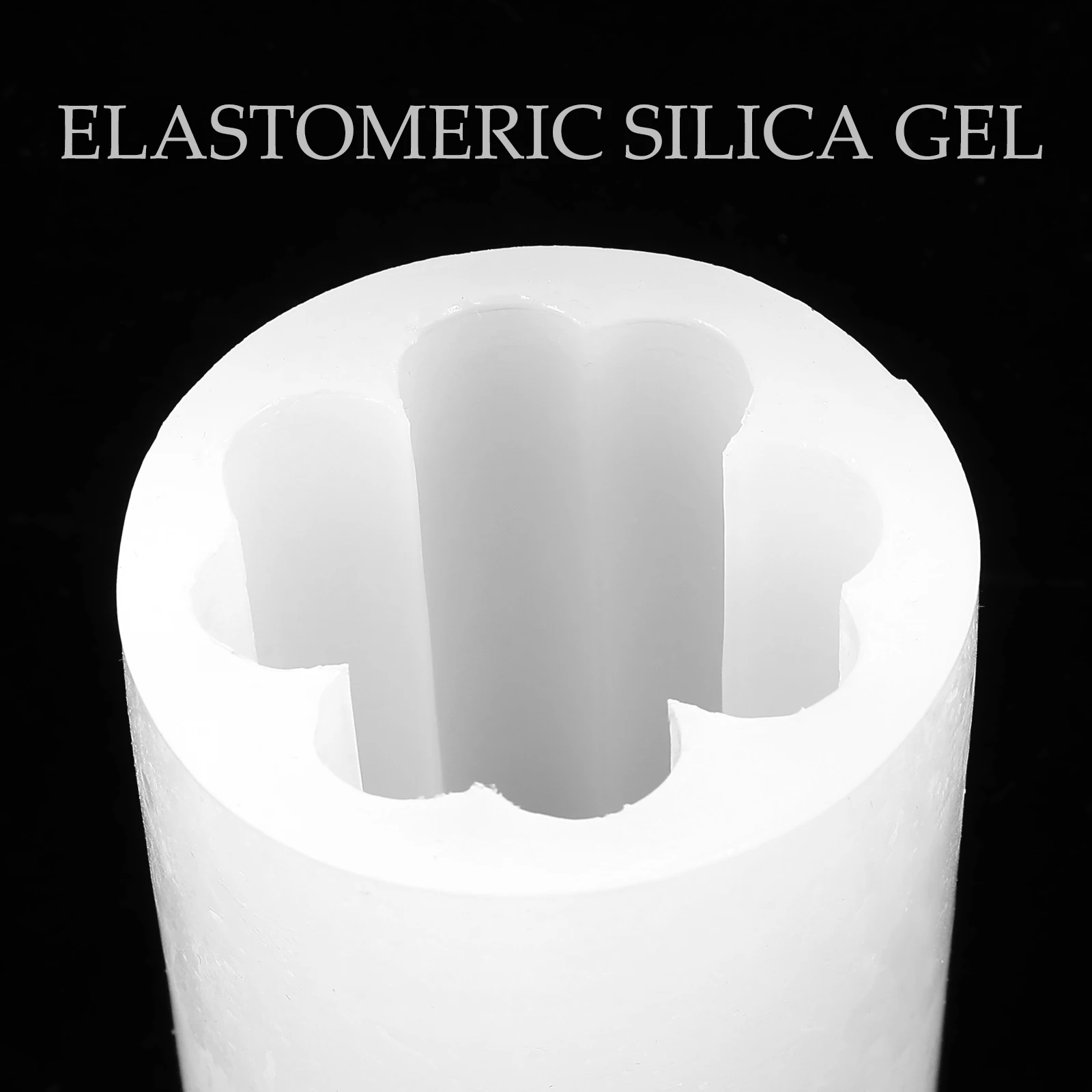 

Four-leaf Aromatherapy Mold Blooming Flower Cylinder Tealight Holder White Candlestick Fondant Molds