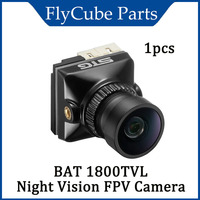 JINJIEAN BAT 1800TVL Night Vision FPV Camera With 2.1mm Lens 1/2.8 Sensor D-WDR NTSC/PAL Switchable for FPV Racing Drone RC Tool