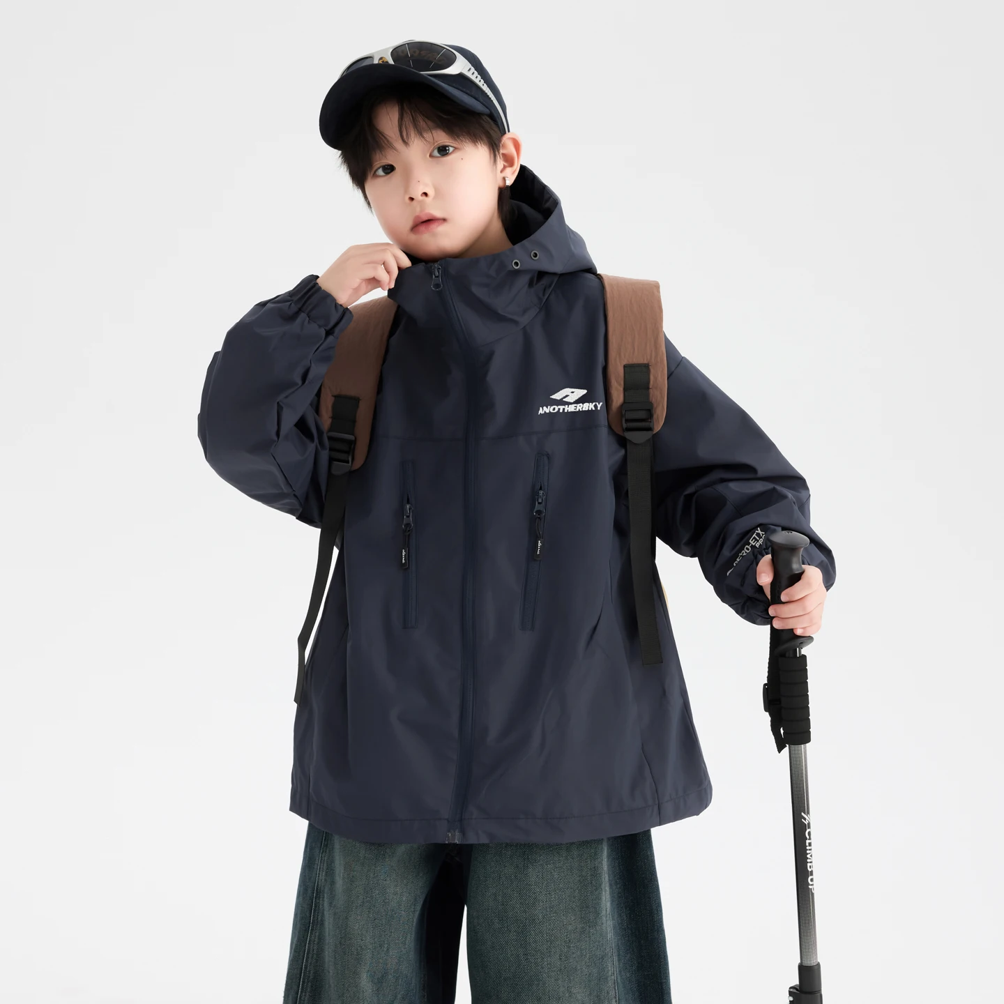 أطفال سترة حماية نشطة طفل الفتيان الخريف الشتاء الصيد الجري في الهواء الطلق معطف في سن المراهقة الفتيان المشي لمسافات طويلة معطف الطفل سترة الأعمار 4-14Y