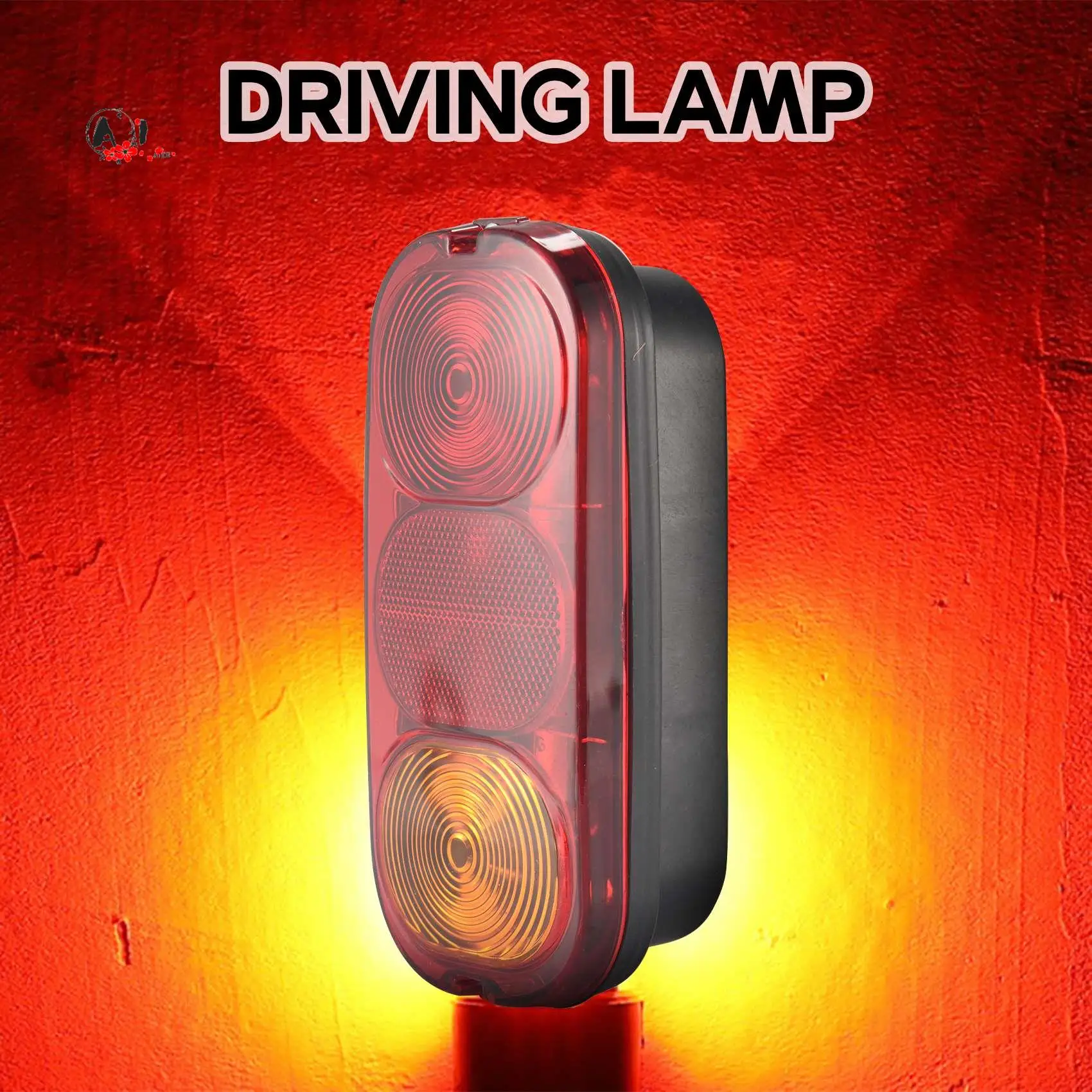 A10E-Excavator Rear Turn Signal Lamp Rear Brake Tail Lamp For JCB 2CX 3CX 4CX Project 12 & 21