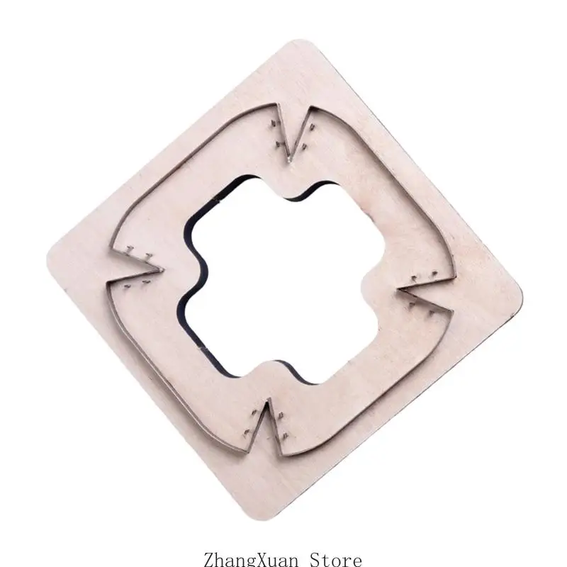 Ledertablett-Stanzform, manuelles Stahlklingenwerkzeug für den Werkstattgebrauch 3XUF – Detail 7