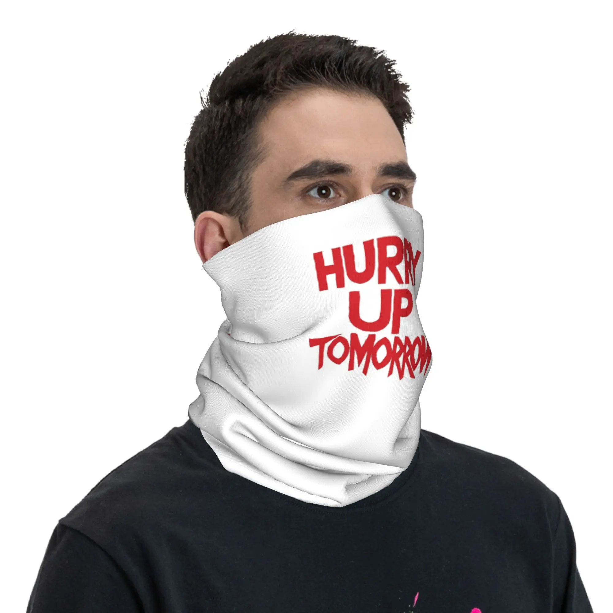 

The Weeknds Hurry up Tomorrow 2025 Новый альбом Бандана на шею Гетры с принтом Шарф для лица Головные уборы Спорт на открытом воздухе Для мужчин Женщин Взрослых