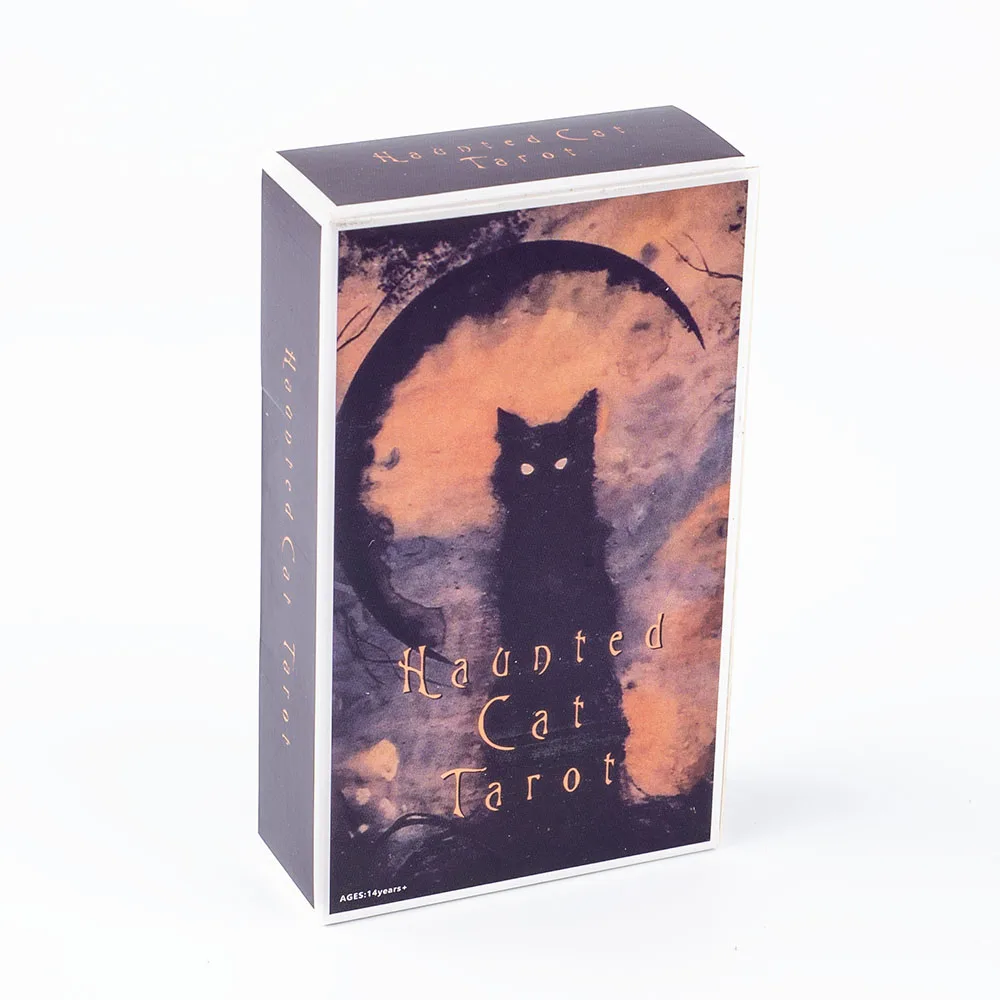 Haunted Cat Tarot A 78-Card Deck for Family Party Tabletop Games  Oracle Set for Precognition & Divination  Board Playing Games