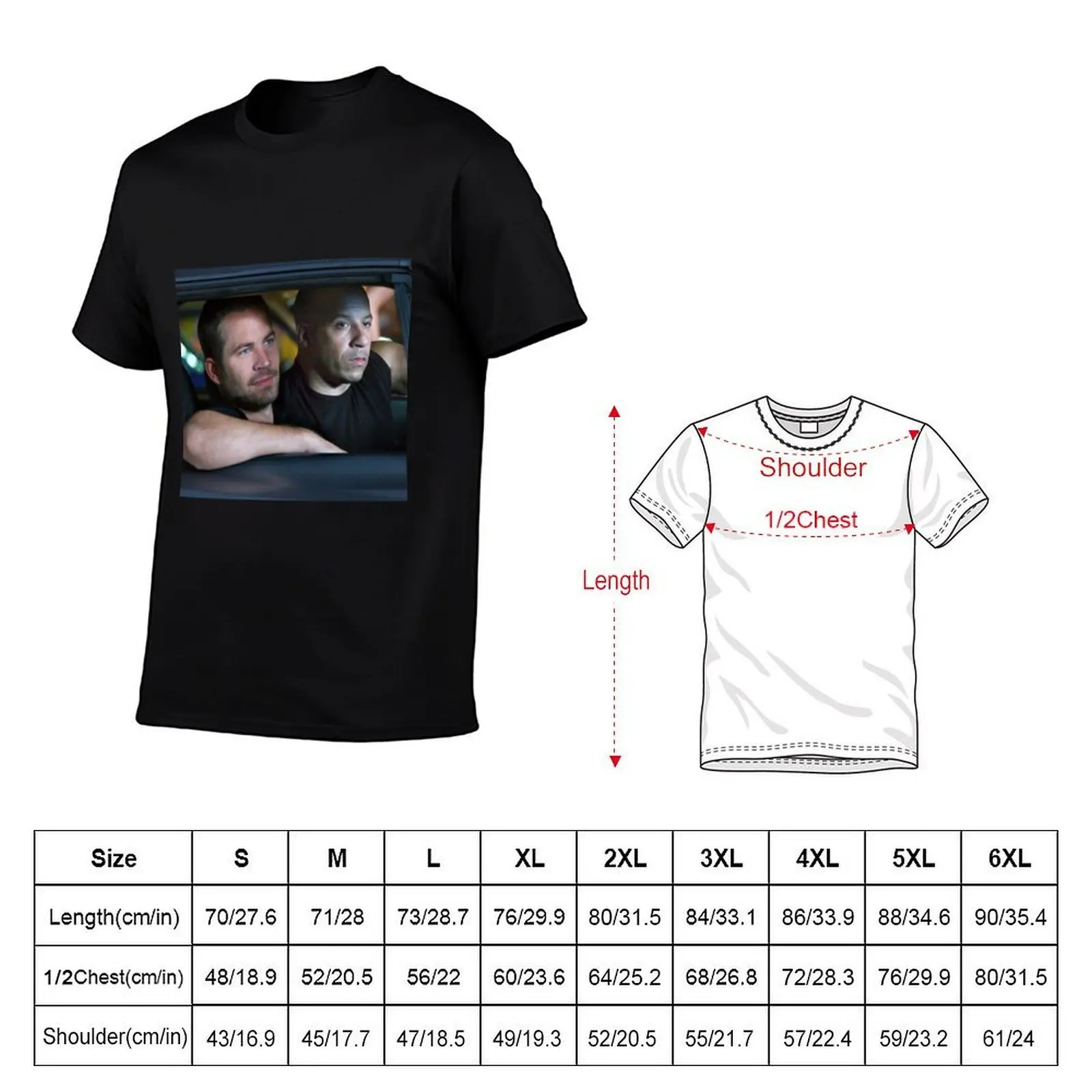 Paul Walker Fan Art _amp_ Merch T-Shirt cotton graphic tees plain fruit of the loom mens t shirts