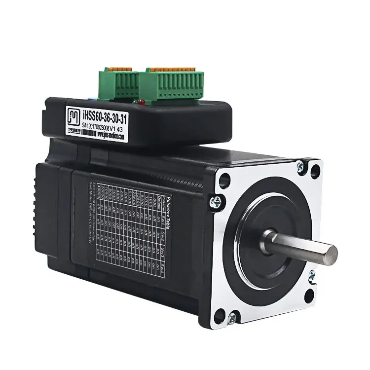 iHSS60-36-30 High torque electric motor 3Nm 36V Nema24 integrated stepping with 1000 lines incremental encoder