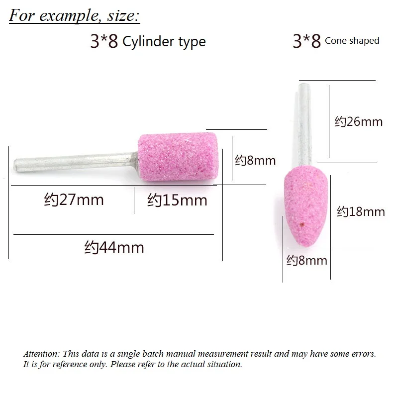 Drill Grinding Head Tool Assorted Ceramic Mounted Point For Mini Drill Rotary Tools Abrasive Mounted Stone 3-12mm