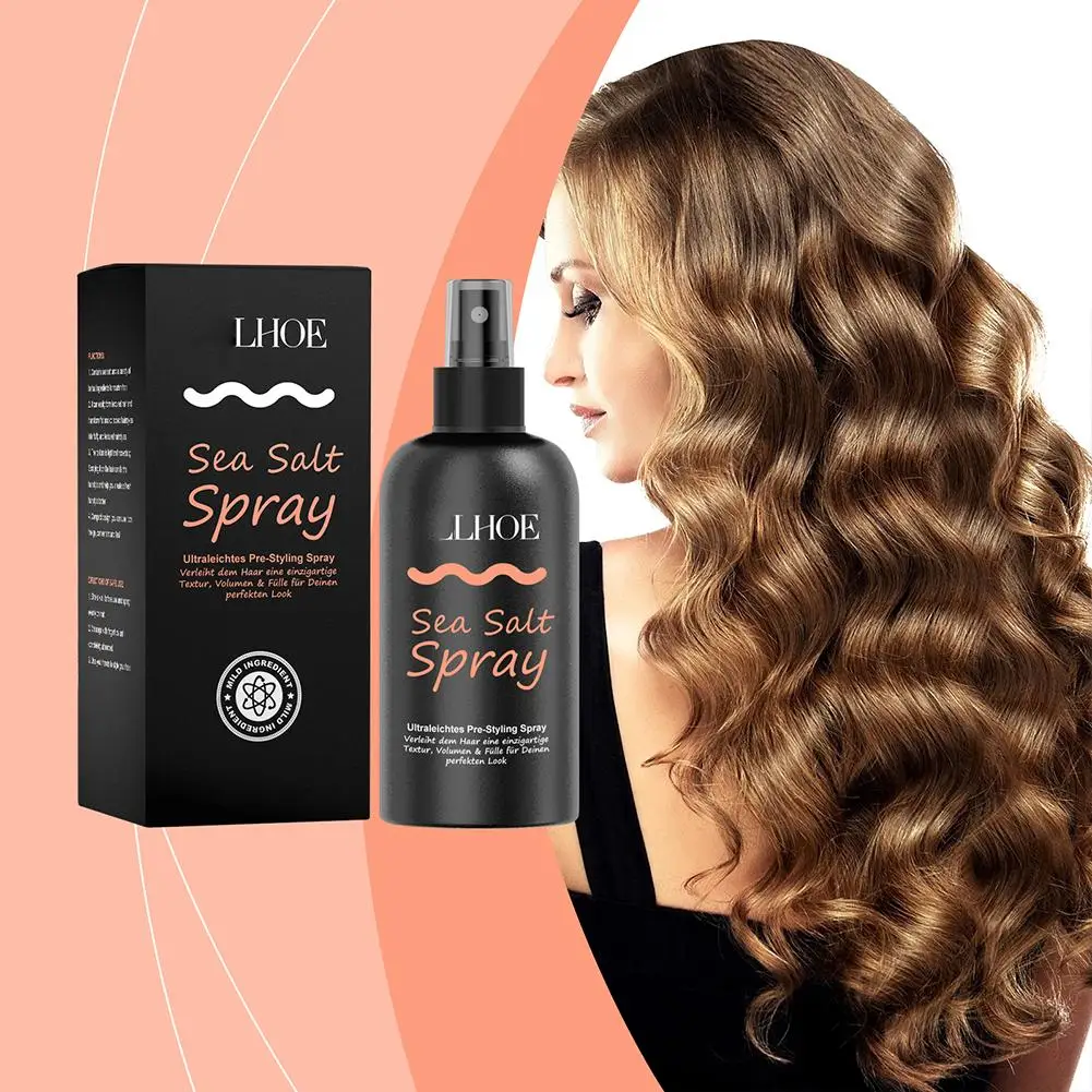 

EELHOE Sea Salt Hair Spray Fluffy Volume Hair Fixing Water Spray Hairdresser Salon Nartural Hair Holding Spray for Hair Sty G0V5