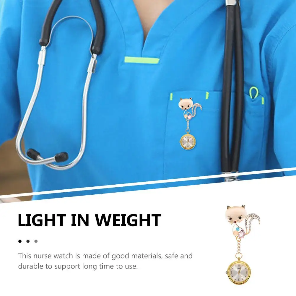 

Nurse Table Portable Watch Women's Wrist Watches Pocket Silicone Nurses Small Abs Alarm Hanging Nurses Pocket Clip 2025 New