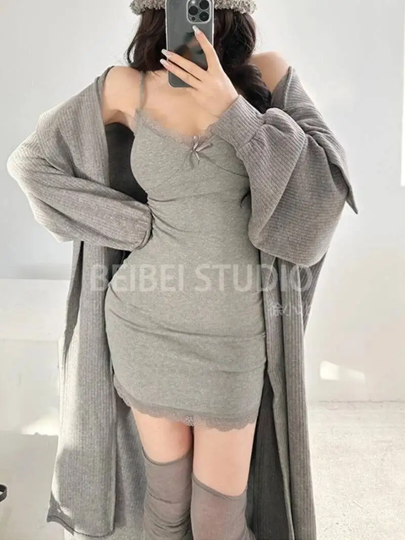 الرغبة النقية مثير فستان بحزام ضيق أنيق المرأة أسفل الدانتيل زهرة التخسيس الخصر فستان قصير الحلو النساء بلايز 2K80