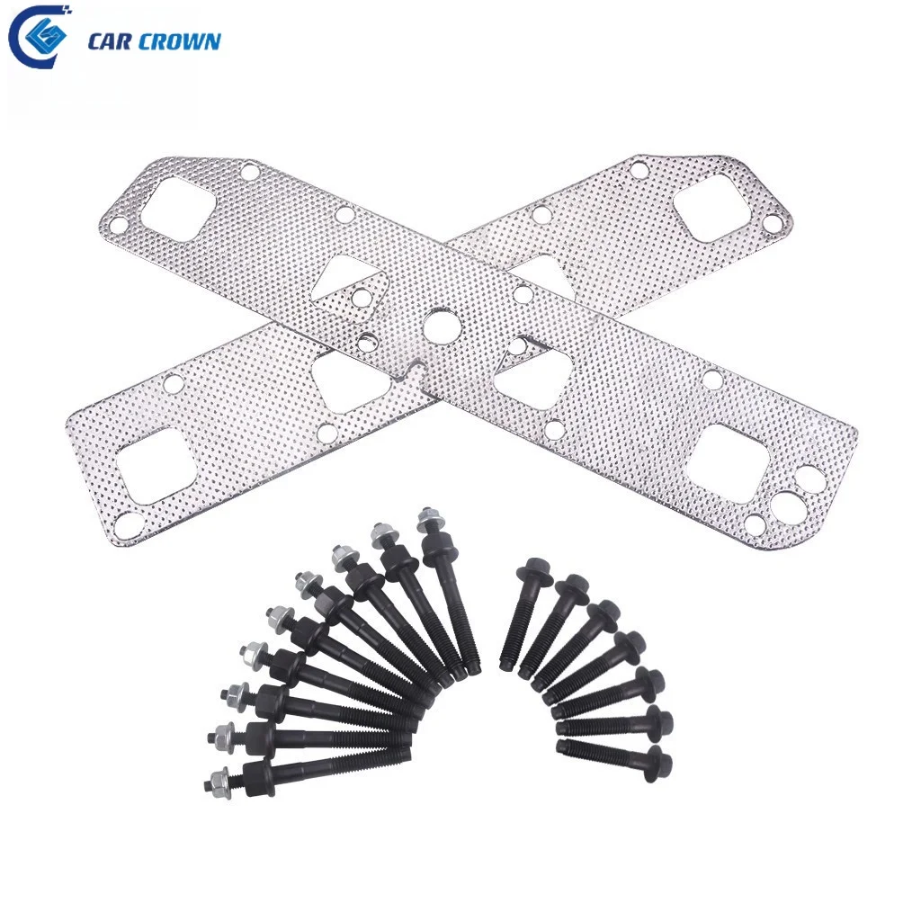

Car Crown Exhaust manifold gasket bolts and bolts are suitable for 03-08 Dodge Ram Magnum Aspen Jeep 5.7
