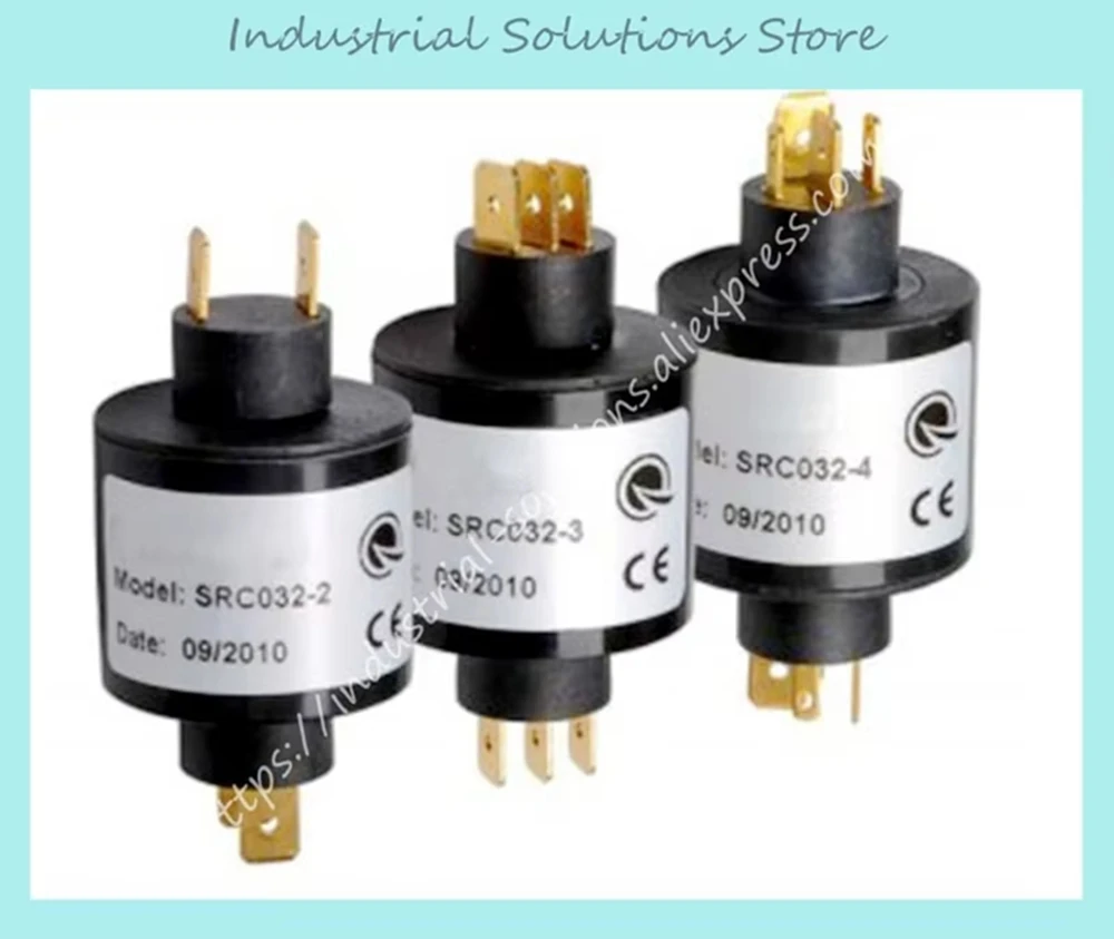 Bild 5: Neuer Original SRC032-2 Schleifring mit Durchgangsbohrung 2A SRC032 2