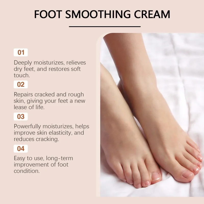 Deep Moisturization Soothes Tired Feet Cream Deeply Nourishing Hydrating Exfoliating Rejuvenating Removal Dead Skin Foot Cream