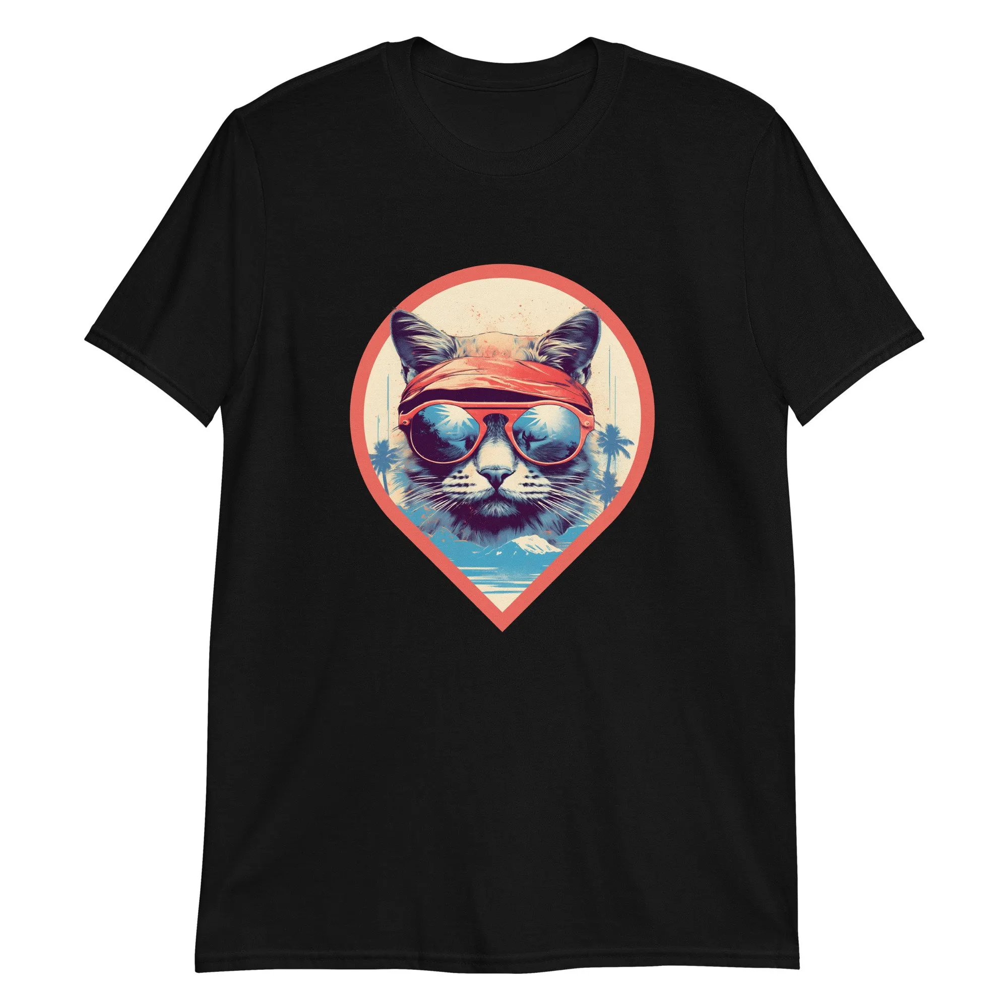 Cool Cat Groove Vintage Style T Shirt