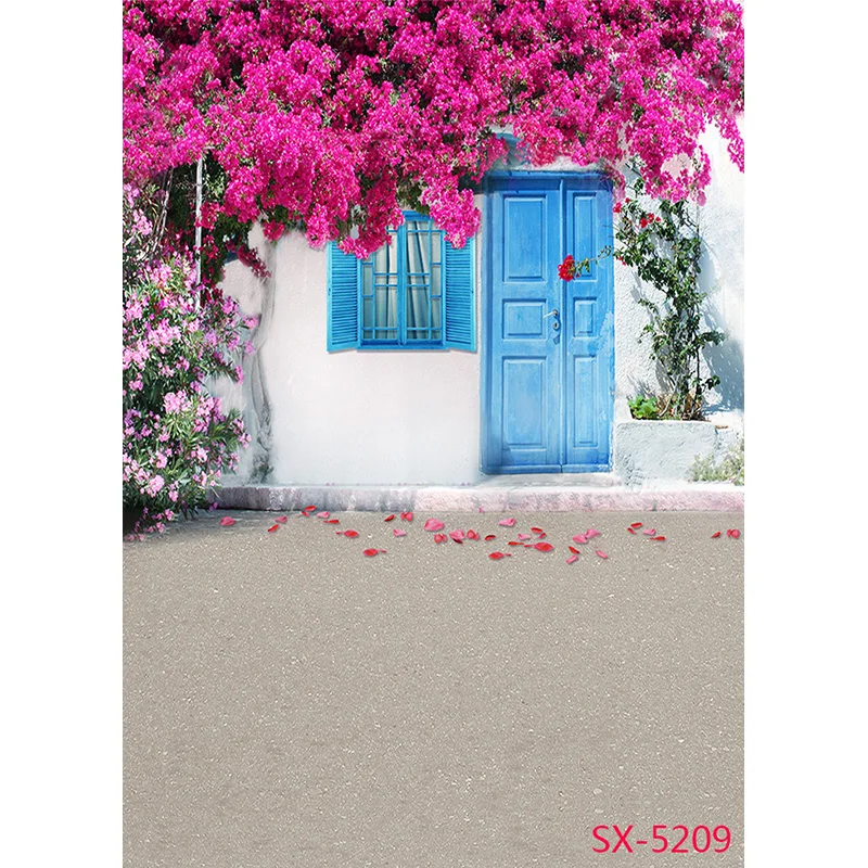 ZHISUXI Vinyl Photography Backdrops Prop Flower Wood Floor Castle Wedding Theme Photo Studio Background  YXFL-62