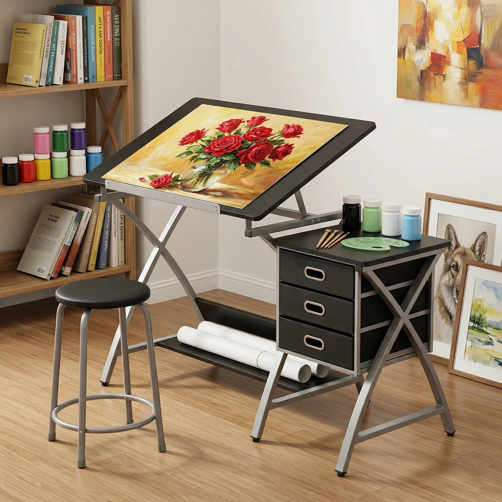 Art Craft Furniture - Стол для черчения для взрослых/художников, регулируемый
