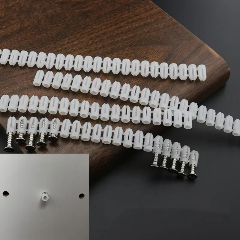 

65Pcs 4*8mm Screw Hole Plugs, Easy Install, for Furniture Cabinet Decor, Durable Plastic Repair Parts