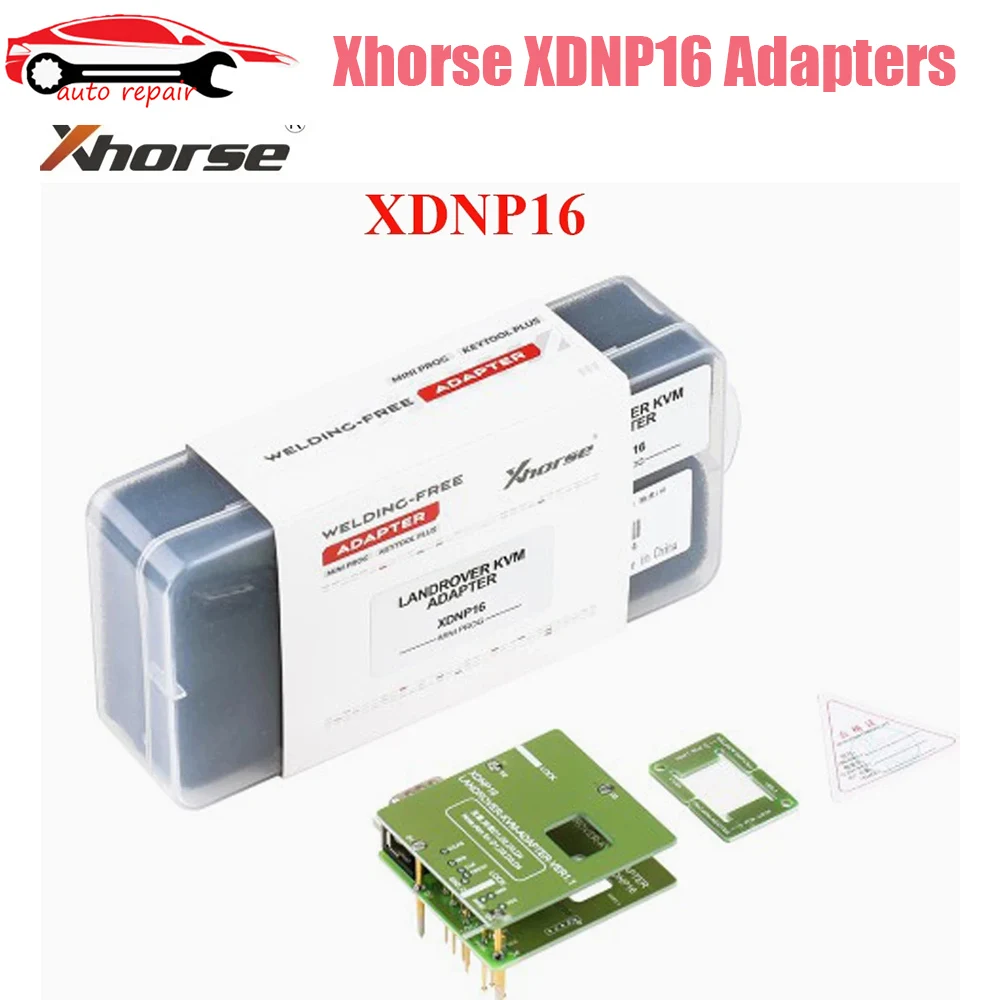 In Stock！Xhorse VVDI XDNP16 Adapters For Lan-d Rov-er KVM Set Work with MINI PROG and KEY TOOL PLUS Key Programming Tool