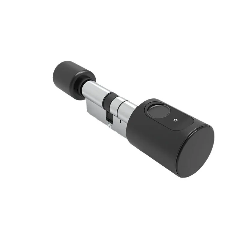 Smart Lock Cylinder Swipe Card Fingerprint Indoor Wooden Door Hotel Rental Room Anti-theft Door Lock Cylinder App Management