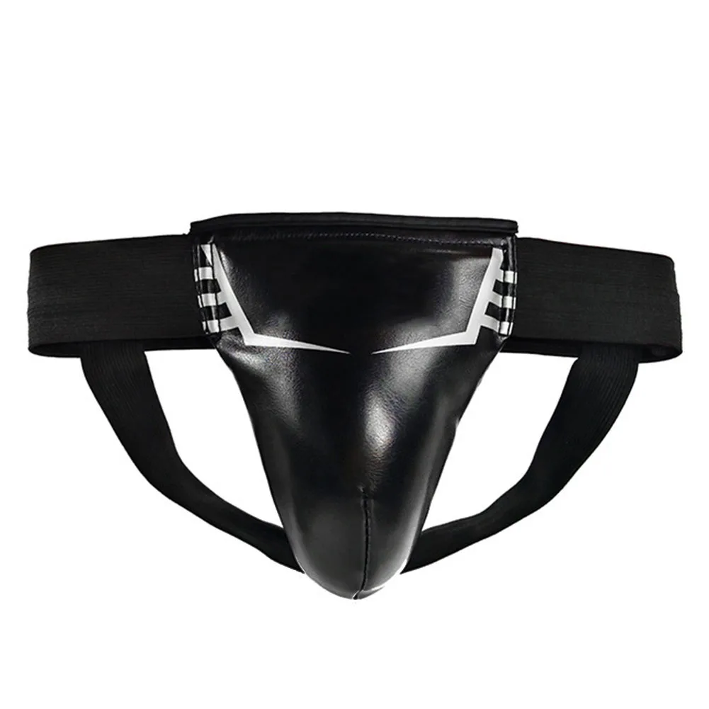 

Men's Groin Protector High Quality PU EVA Material with Ergonomic Design for Taekwondo Boxing Karate Sanda