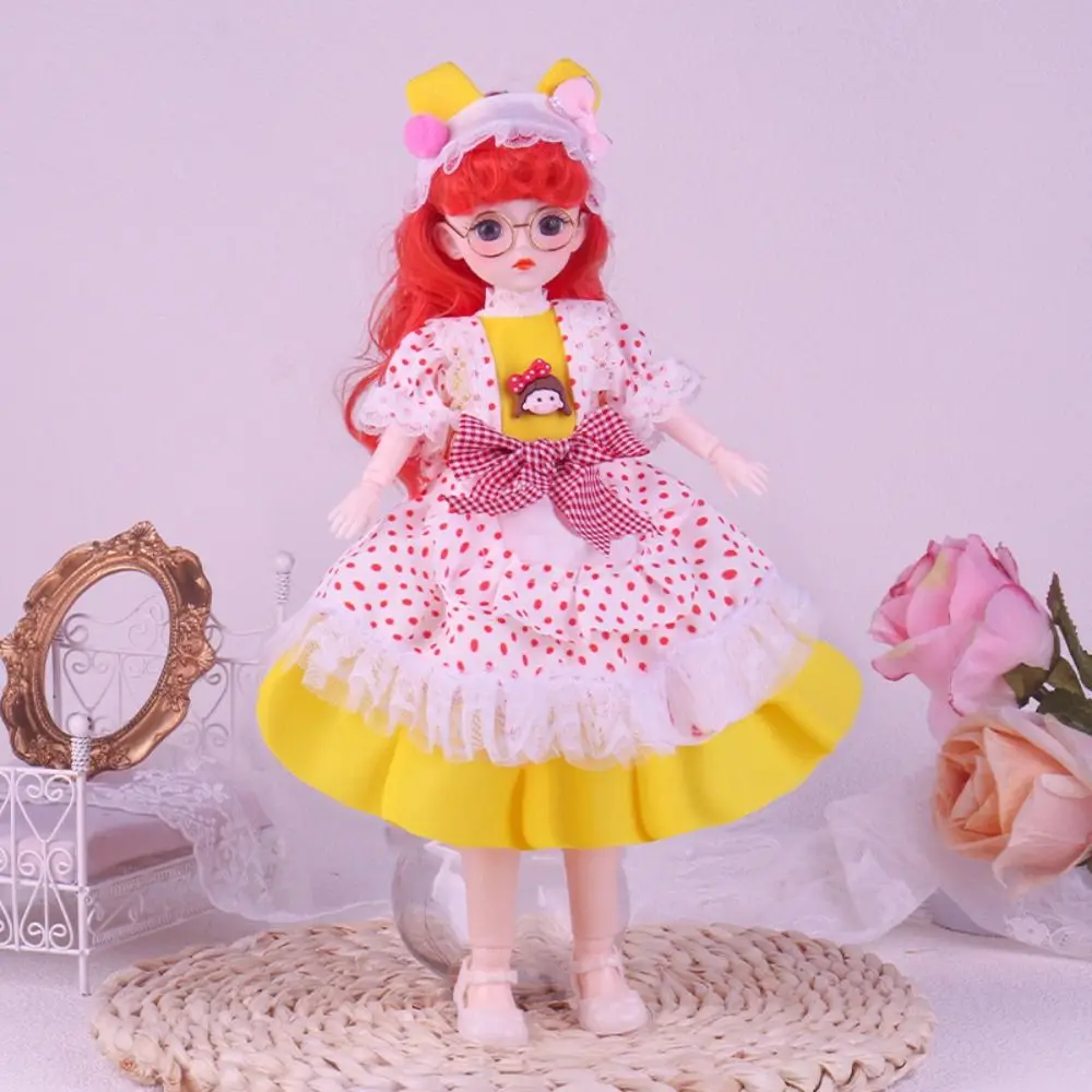 BJD Schöne 30 cm Anziehpuppe Kawaii Spielzeug Anziehpuppenkleidung Schleife Niedlicher 1/6 Puppenrock Geschenk