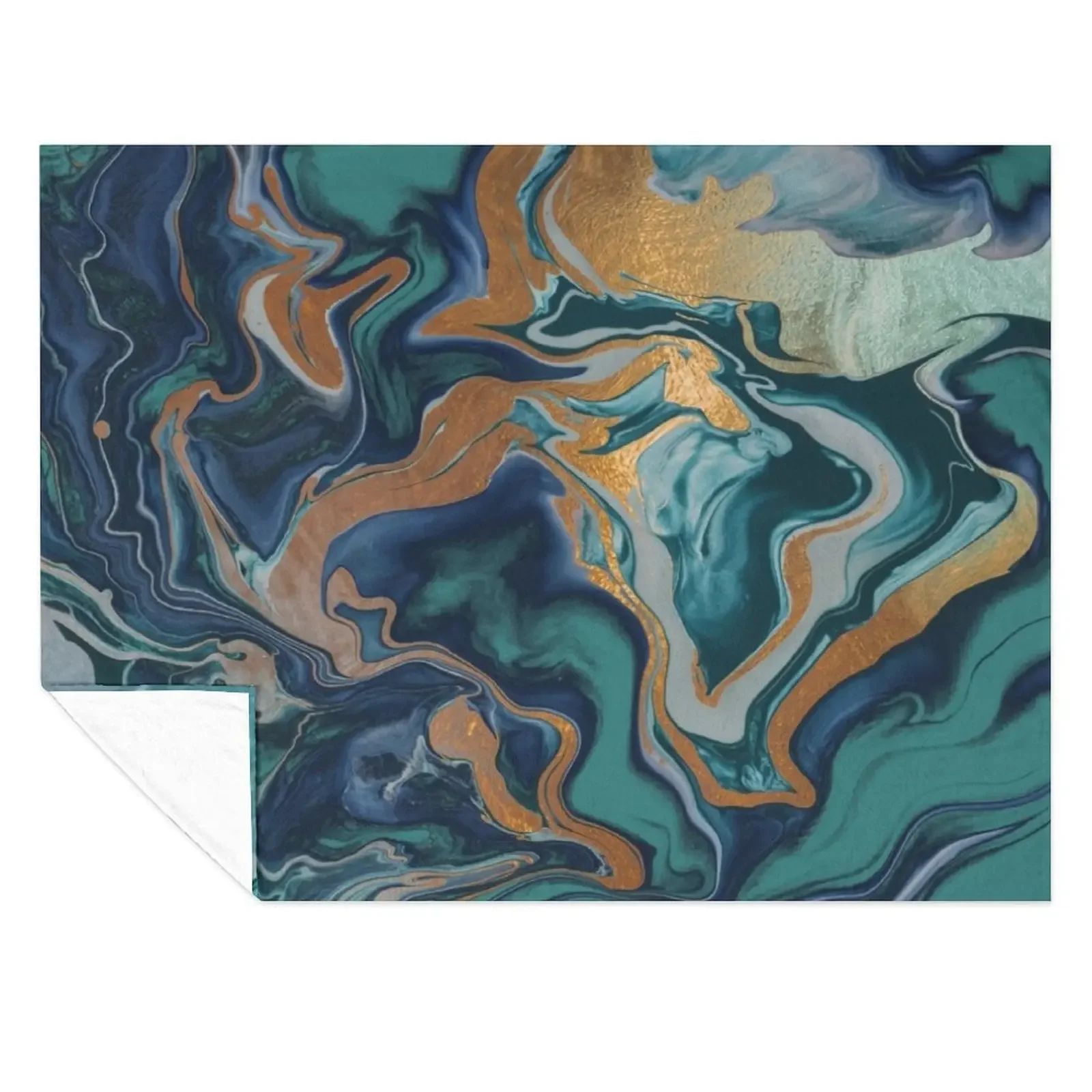 

DRAMAQUEEN MARBLE GREEN by Monika Strigel Throw Blanket Soft Beds Heavy Luxury Brand Soft Plush Plaid Blankets