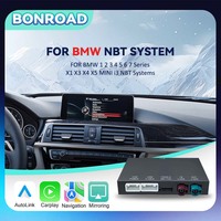 BONROAD Wireless CarPlay Android Auto Adapter for BMW 1 2 3 4 5 6 7 Series NBT Bluetooth Navigation Mirror Link Interface Module