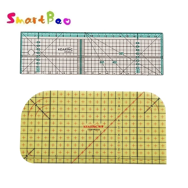 professional-quilting-tools-kit-heat-press-ruler-steel-edge-cutting-ruler-for-patchwork-garment-pattern-making